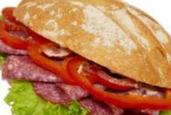 belegtes Brötchen belegtes Brötchen