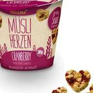 HELLMA Müsli-Herzen Cranberry Müsli 1 x 30 g Becher HELLMA Müsli-Herzen Cranberry Müsli 1 x 30 g Becher