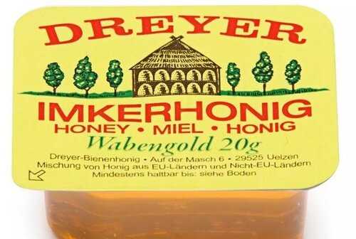 Dreyer Imkerhonig flüssig 2 x 20g Portionen Dreyer Imkerhonig flüssig 2 x 20g Portionen