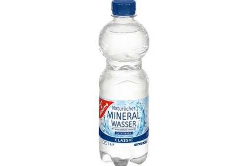 Gut & Günstig Natürliches Mineralwasser Classic, 0,5l Gut & Günstig Natürliches Mineralwasser Classic, 0,5l