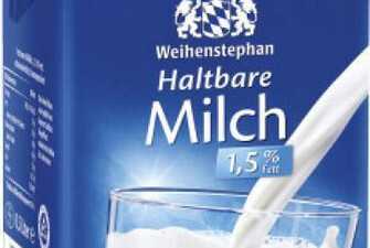 Weihenstephan Haltbare Milch 1,5 % Fett, 0,5l Weihenstephan Haltbare Milch 1,5 % Fett, 0,5l