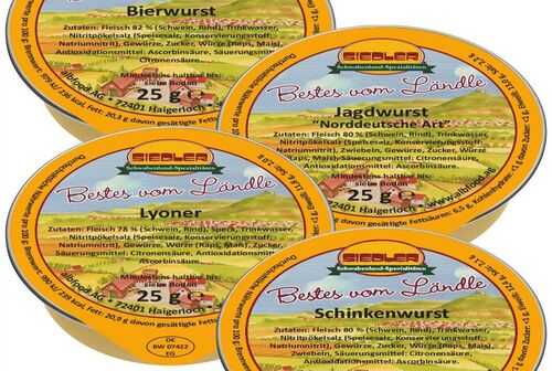 Schnittfeste 4 x 25g Wurst Schnittfeste 4 x 25g Wurst
